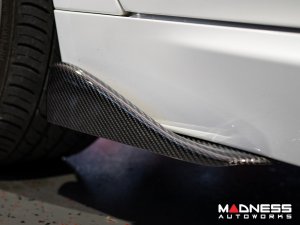 Alfa Romeo Giulia Side Skirt Flaps - Carbon Fiber - Stile Italia